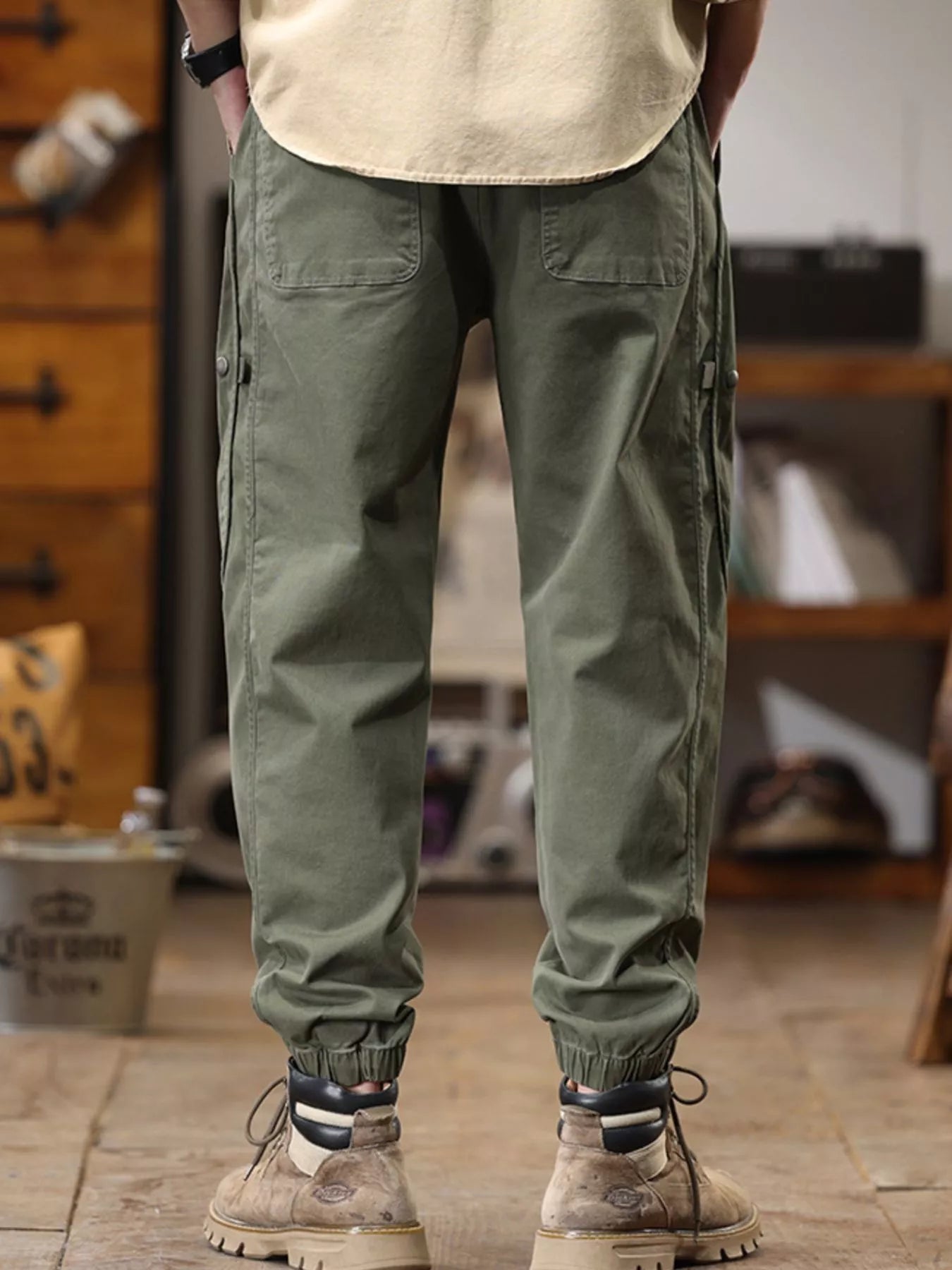 Men's Plus Size Drawstring Jogger Pants