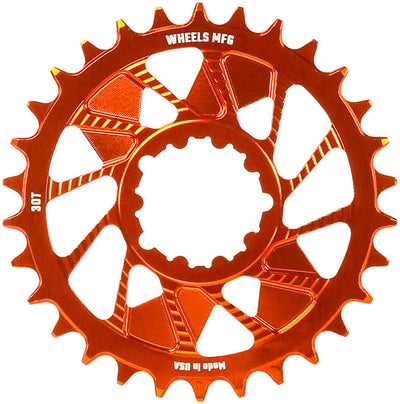 Wheels Manufacturing 30t SRAM Direct Mount Chainring - Orange