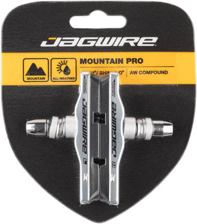 Jagwire Mountain Pro Brake Pads - Threaded Post Silver