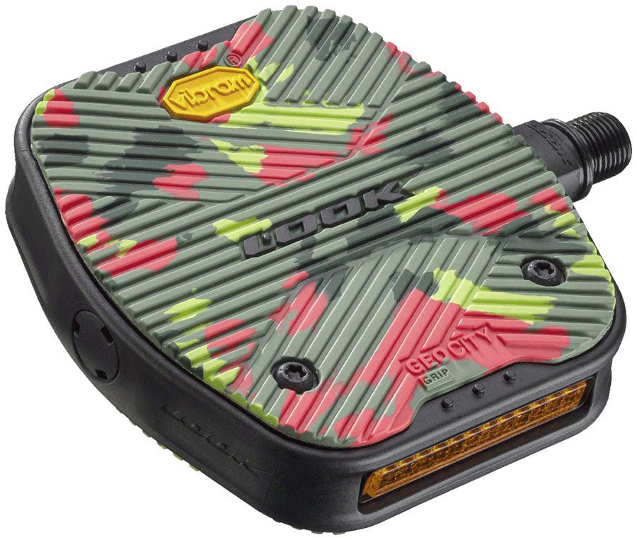 Pedales LOOK Geo City Grip - Plataforma 9/16" Camo