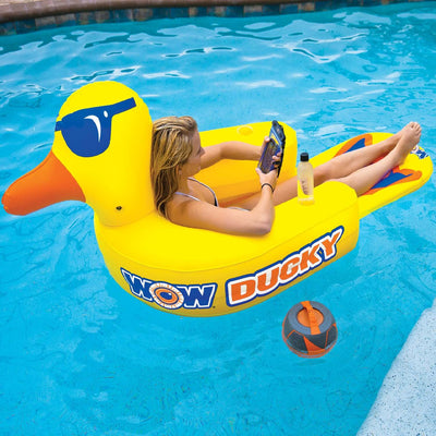 WOW Sports Ducky Lounge - Fun and Comfortable Pool Float