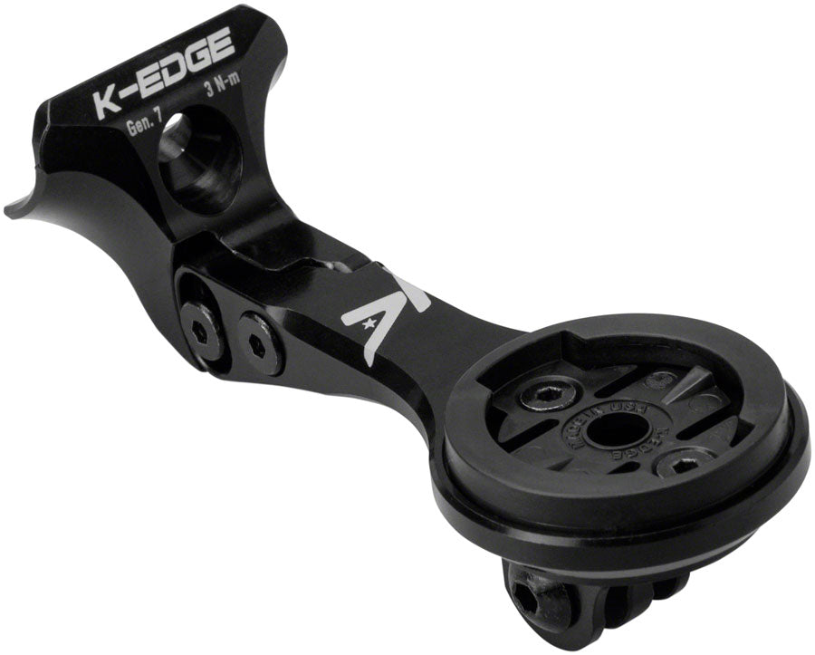 Support de combinaison K-EDGE Garmin Gen 7 Madone/Emonda - Anodisé noir