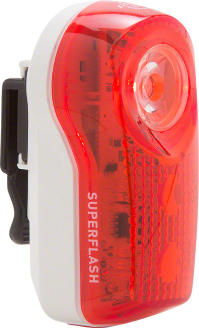 Luz trasera LED Superflash de Planet Bike - Rojo/Blanco