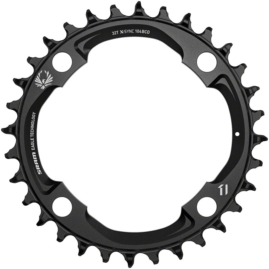 SRAM X-Sync 2 Eagle Chainring - 32t 104mm BCD 12-Speed Aluminum Black