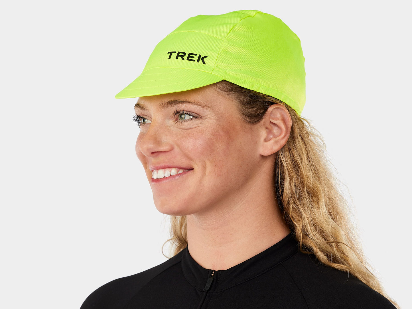 Gorra de Ciclismo de Algodón Trek - Amarillo Radiactivo