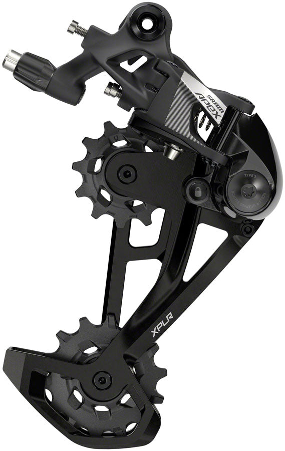 Dérailleur arrière SRAM Apex XPLR - 12 vitesses à cage moyenne noir D1