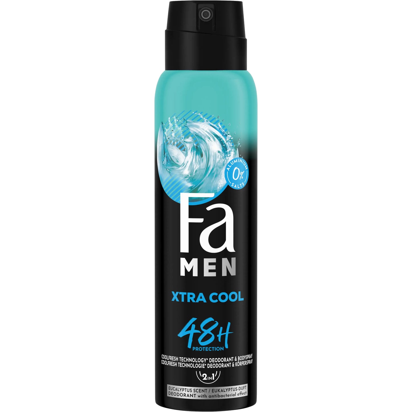 Spray Déodorant Fa Men Xtra Cool 150ml - Protection Fraîcheur Glaciale