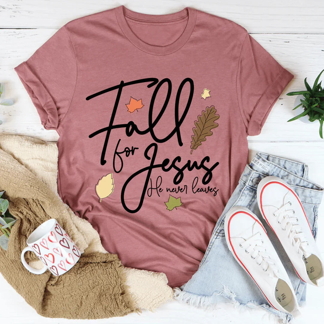 Fall For Jesus Tee - Premium Comfort T-Shirt