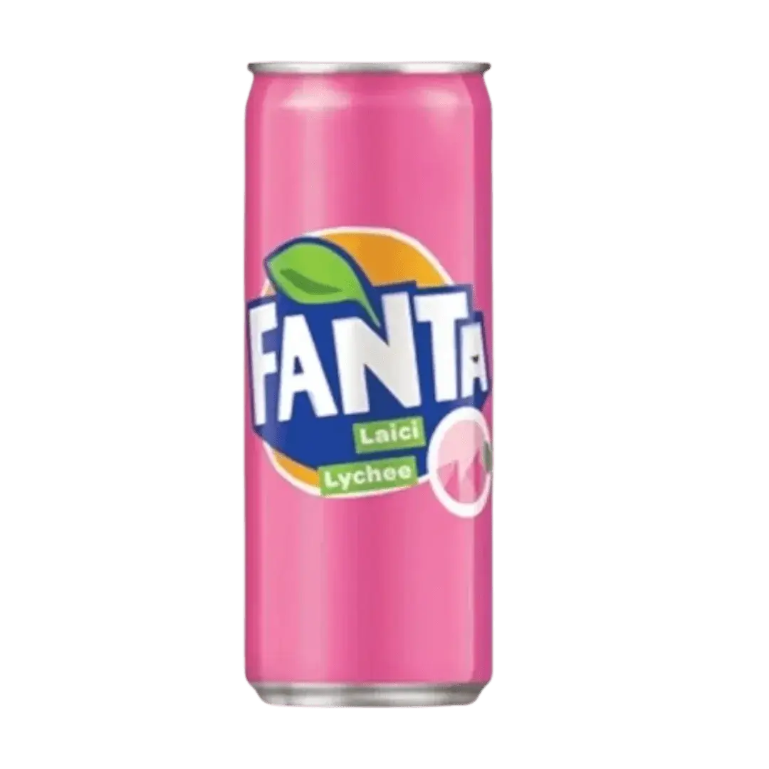 Fanta Lychee – Soda au goût de litchi rafraîchissant 320mL