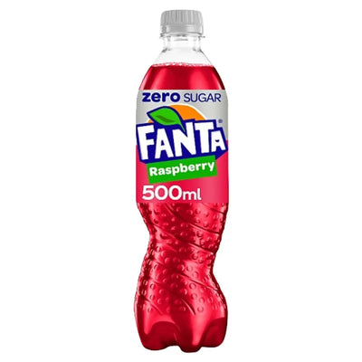Fanta Raspberry Zero Sugar – Sugar-Free Raspberry Soda 500 mL