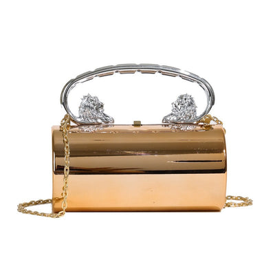 Versatile Solid Color Acrylic Crossbody Handbag for Women