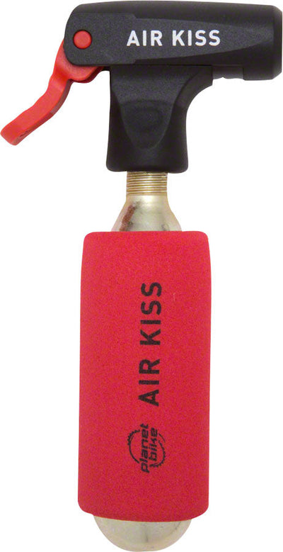 Inflateur CO2 Planet Bike Air Kiss avec manchon de cartouche de 16 g