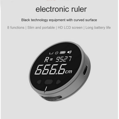 High Precision Electronic Measuring Ruler with LCD Display