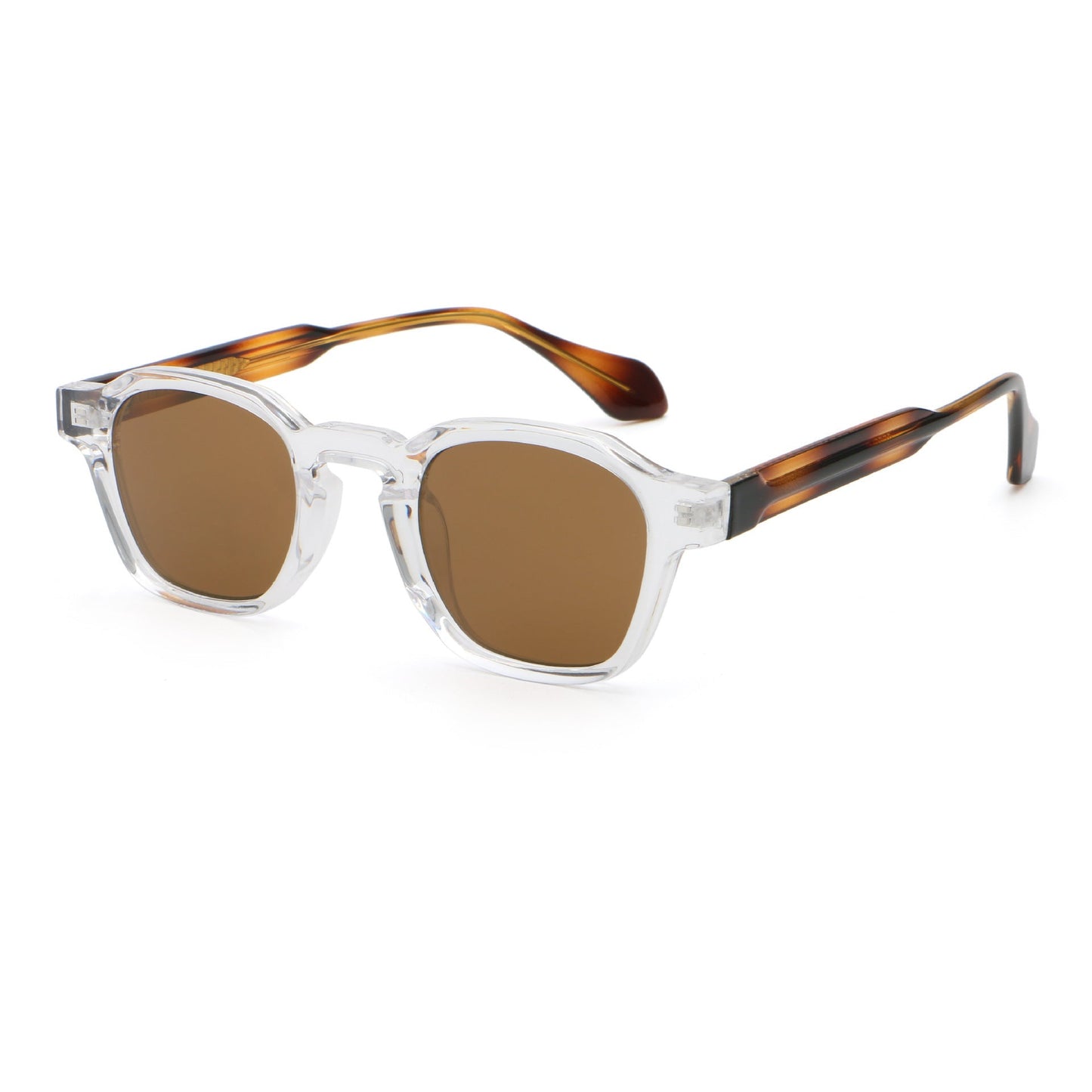 Lunettes de soleil classiques en acide propionique avec épingle de protection solaire