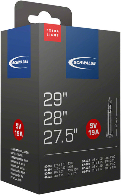 Schwalbe Extra Light Tube - 27.5 x 2.1 - 2.4 with Presta Valve