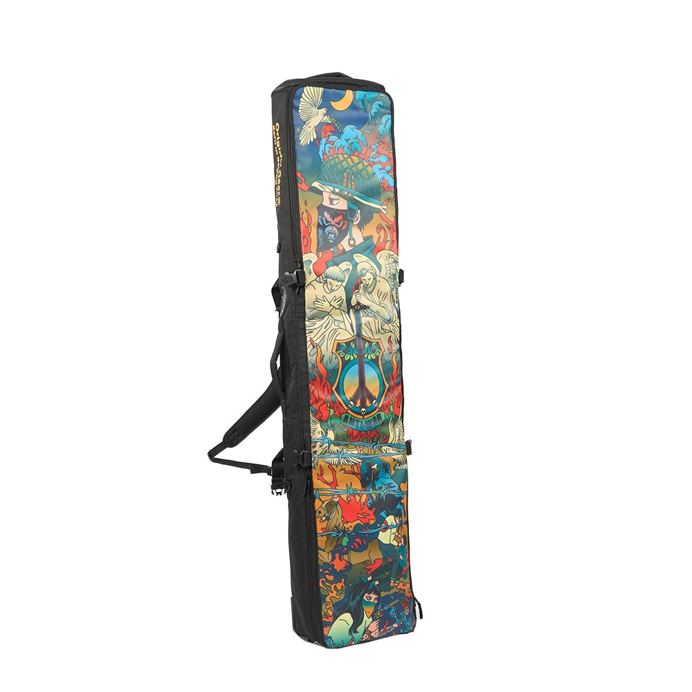 Premium Ski Pack for Single and Double Boards with Wheels
