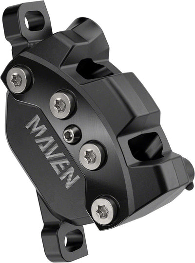 SRAM Maven Silver Disc Brake Caliper Assembly - 4-Piston Black