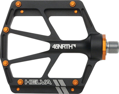 Pedales 45NRTH Helva - Plataforma de Aluminio 9/16" Negro