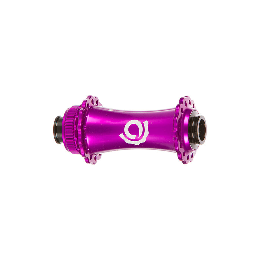 Industry Nine Solix M Classic Front Disc Hub - 28H 15mm TA 110mm Boost Púrpura