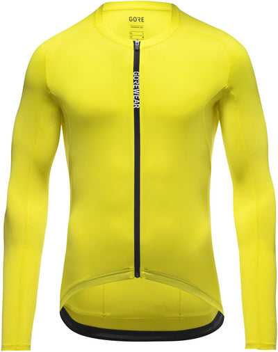 Jersey de Manga Larga Gorewear Spinshift - Amarillo Neón Hombre Pequeño