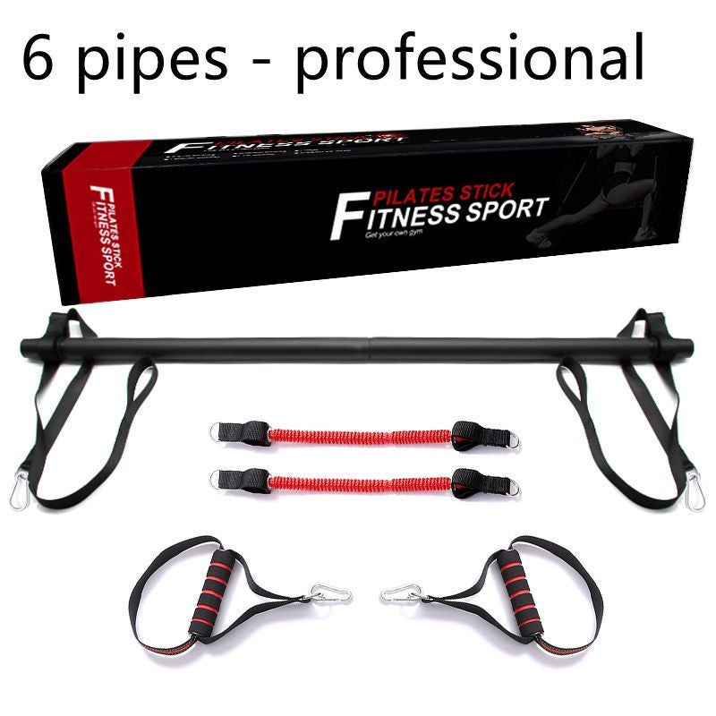 Kit de barre de Pilates portable avec bandes de résistance