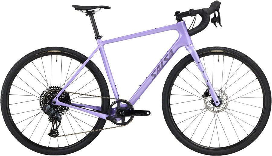 Vélo Salsa Warbird C Rival GX Eagle AXS - 700c Carbone Lilas 59cm