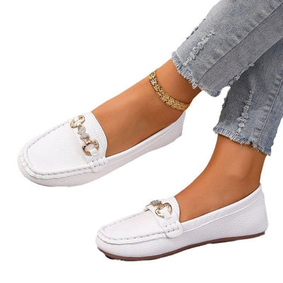 Versatile Soft Bottom Slip-On Flats for Spring and Autumn