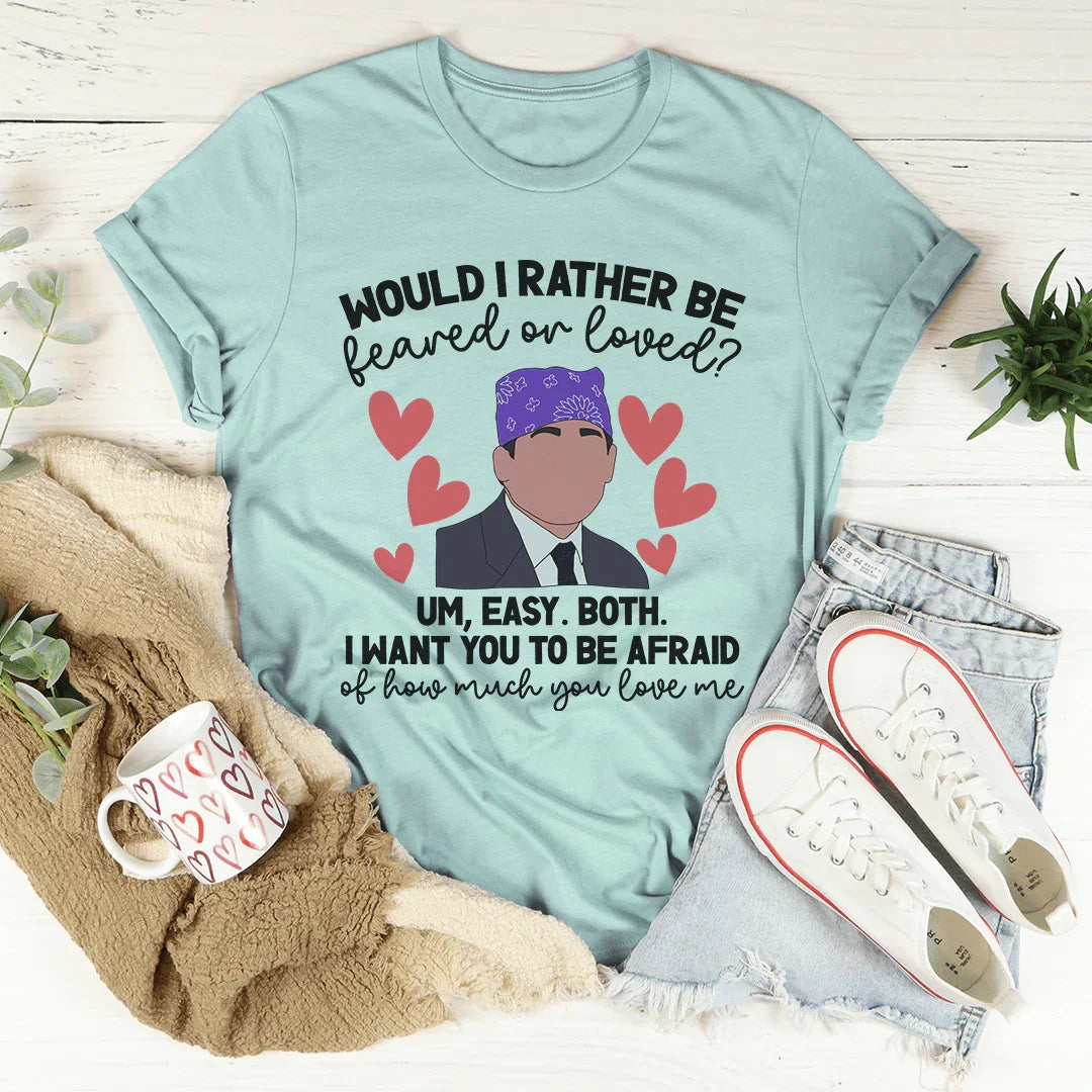 Camiseta Temida o Amada