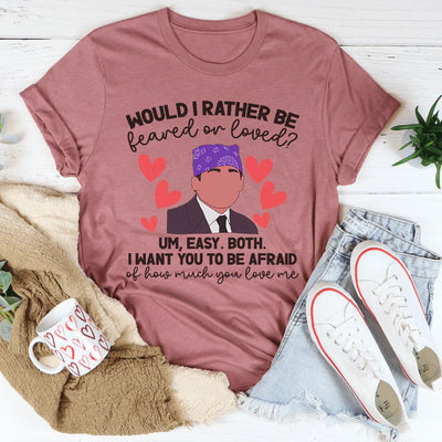 Camiseta Temida o Amada