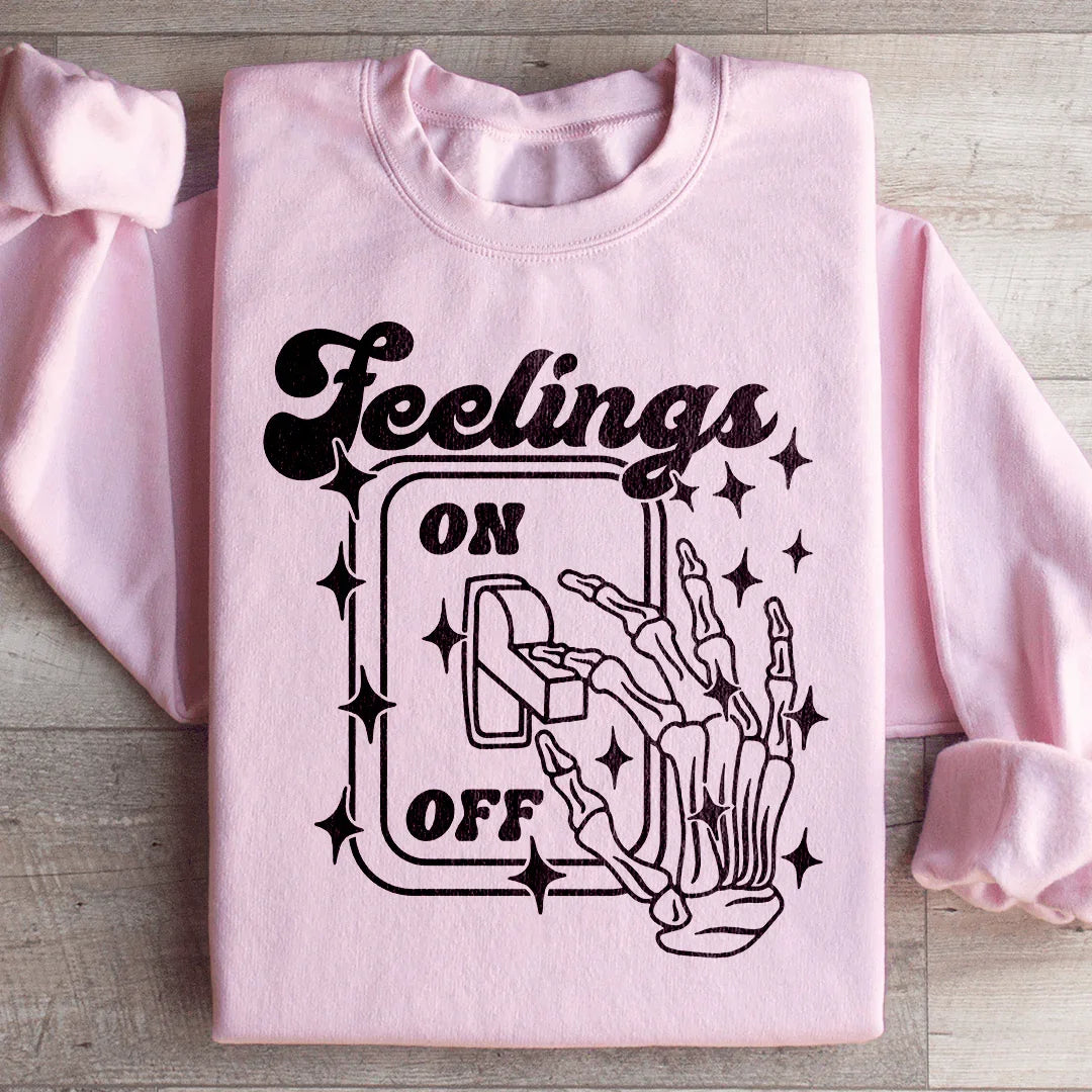 Sweatshirt "Feeling On And Off"