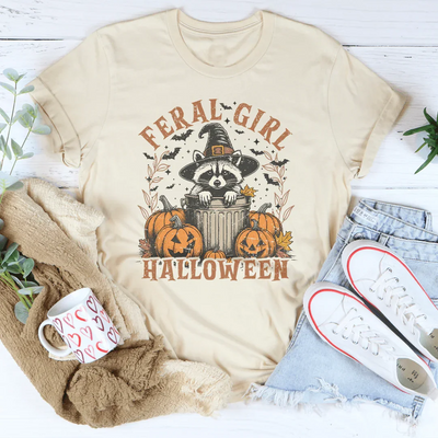Feral Girl Halloween T-Shirt