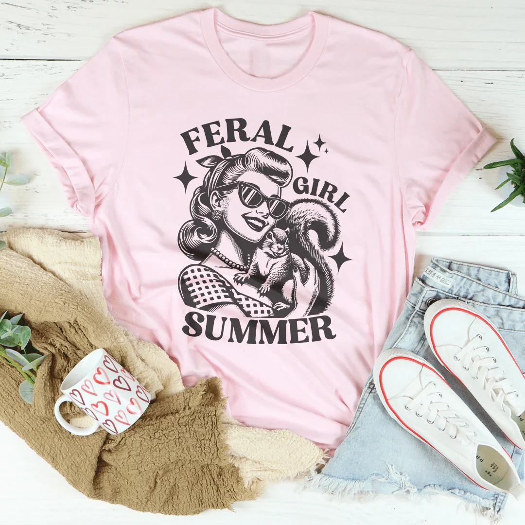T-shirt Feral Girl Summer