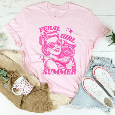 Camiseta de verano de chica salvaje
