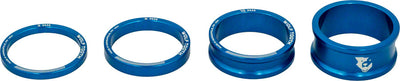 Wolf Tooth Headset Spacer Kit - 3, 5, 10, 15mm - Blue