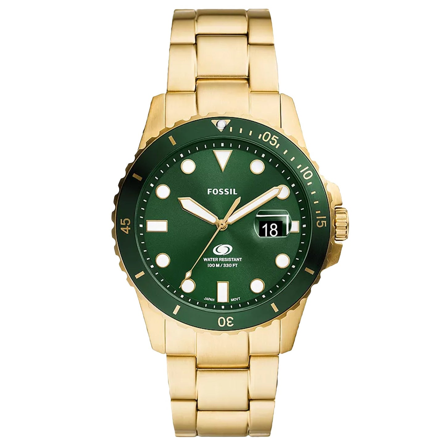 Reloj de buceo para hombres Fossil - Acero inoxidable premium