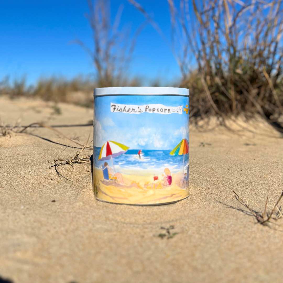 Latas de Palomitas de Playa de 1 Galón
