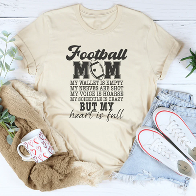 Football Mom: My Wallet Is Empty T-Shirt