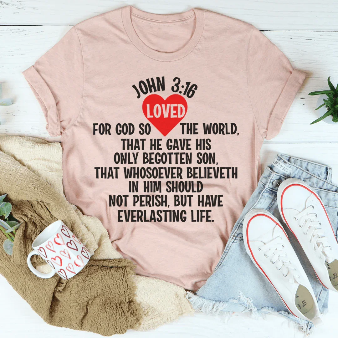 Camiseta Por Dios Así Amó Al Mundo
