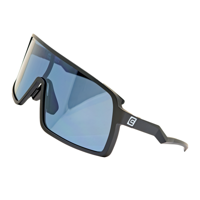 Forza Polarized Sunglasses - Black/Blue Anti-Reflective Lenses - Korvel