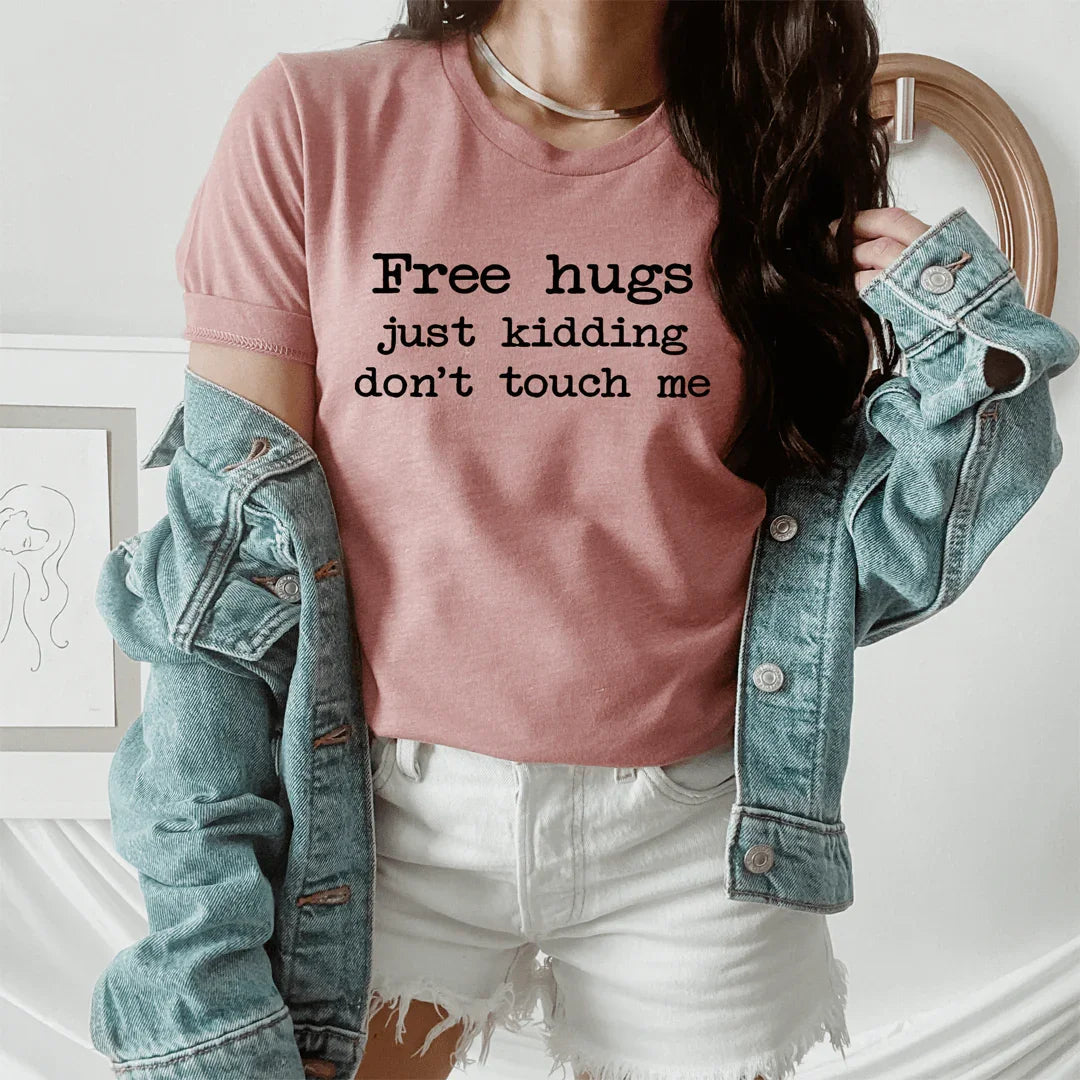 Free Hugs Tee - Soft & Stylish Humor