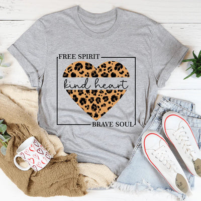 Free Spirit Kind Heart Brave Soul Tee