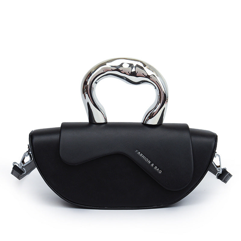French niche commuting letter armpit bag, women's summer versatile texture, single shoulder crossbody dumpling bag - Korvel