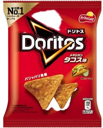 Doritos Mexican Tacos Taste – Bold Taco-Flavored Corn Chips 70g