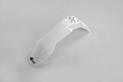 Premium White Front Fenders for Husqvarna TC, TE, FC, and FE Models - Korvel