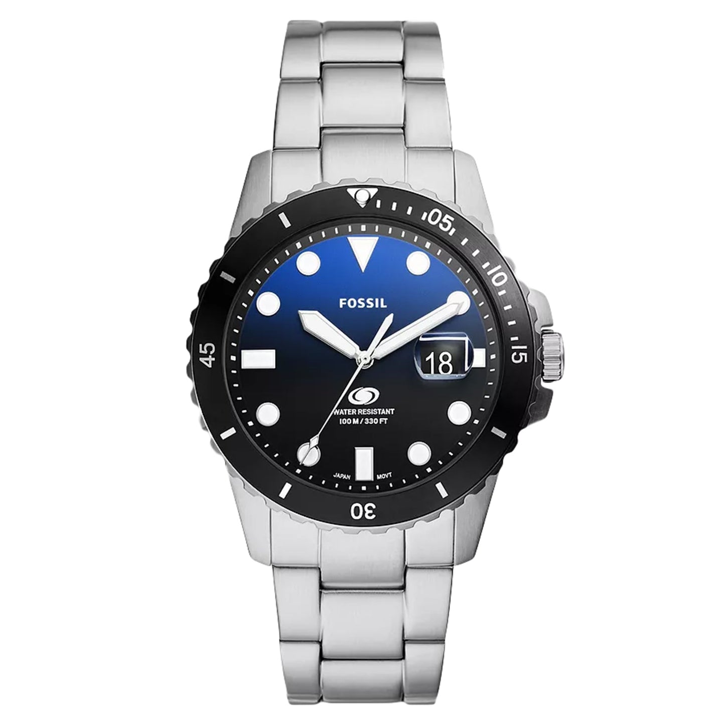 Reloj de buceo para hombres Fossil - Acero inoxidable premium