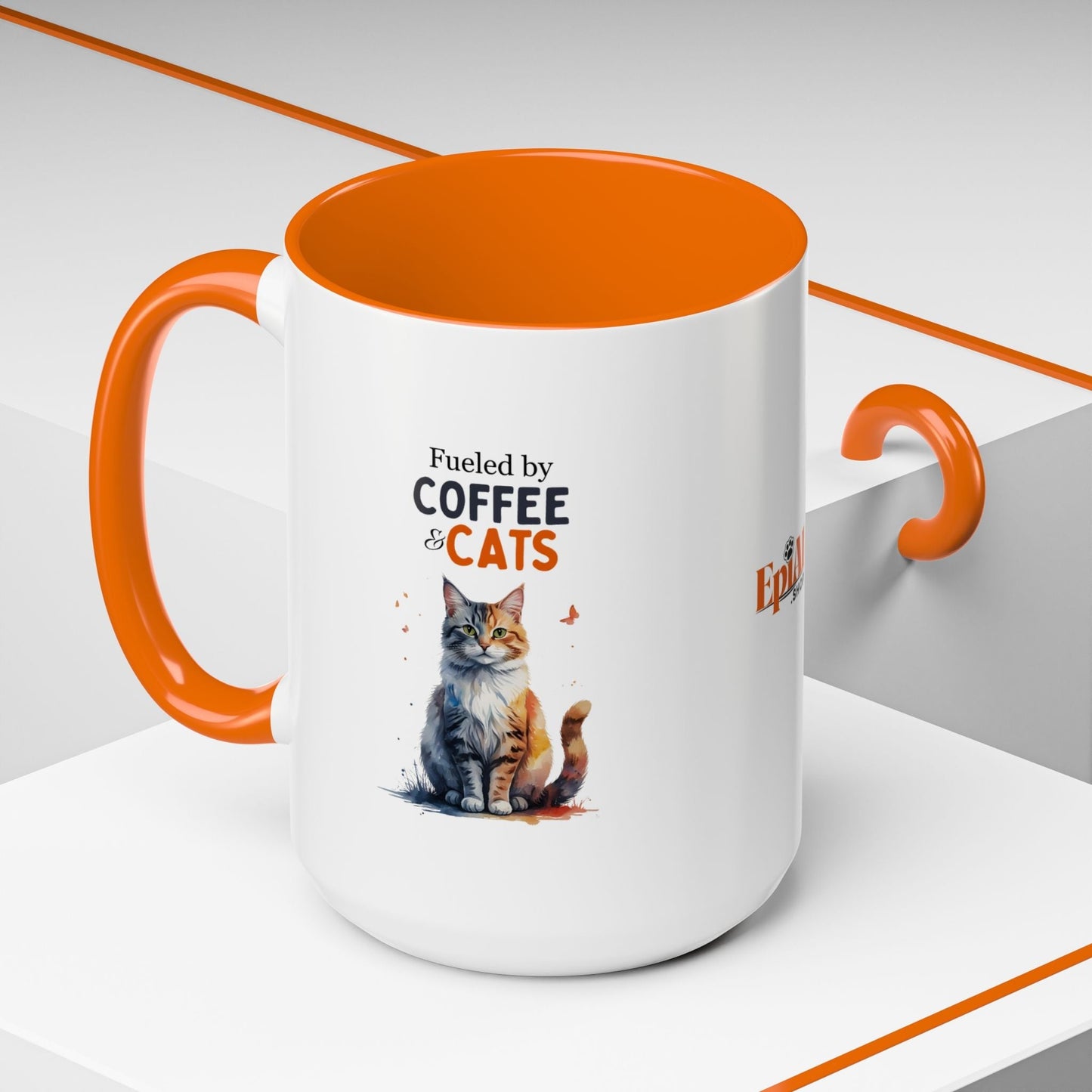 Coffee & Cats Enthusiast Mug: A Purrfect Blend - Korvel