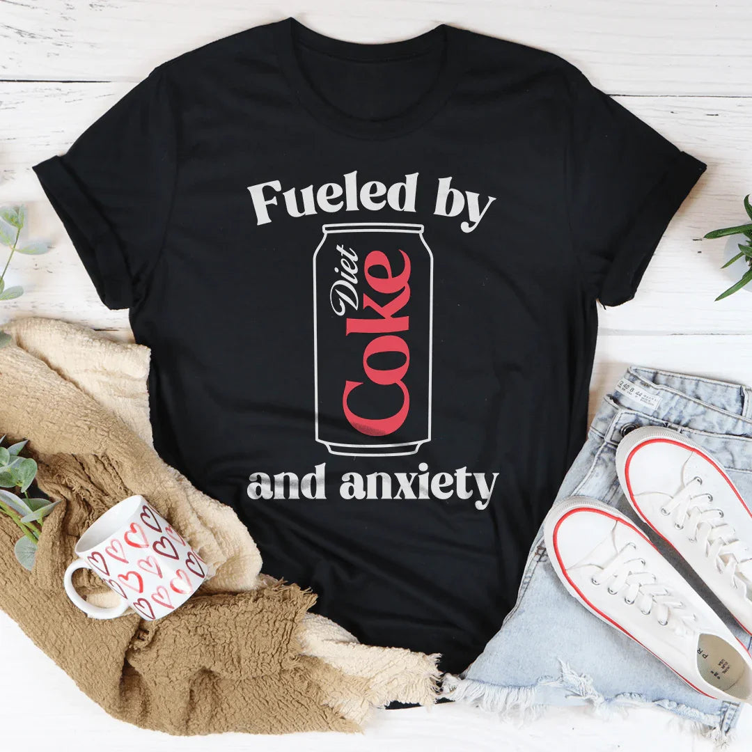 Camiseta "Impulsada por Coca-Cola Light y la Ansiedad"