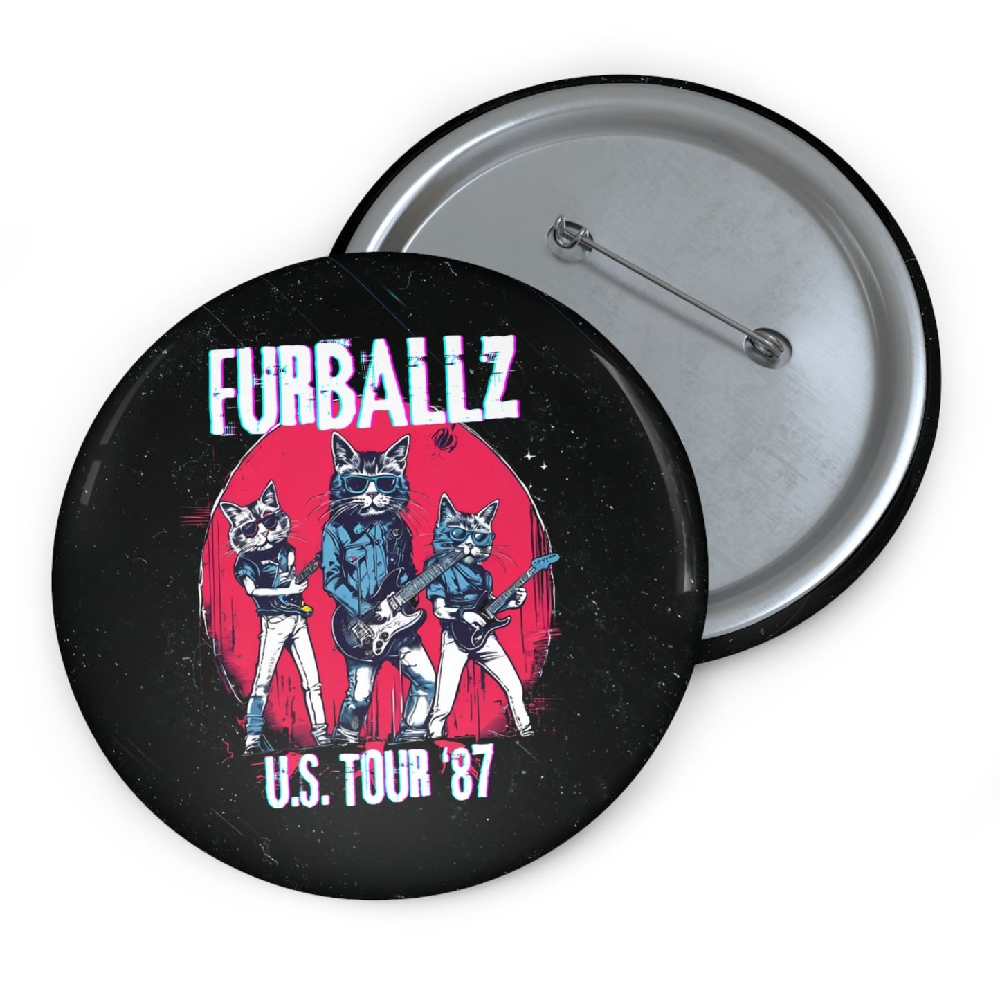 Botón de Pin FURBALLZ - Energía de Gato Audaz