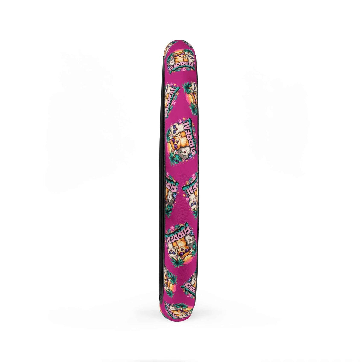 Funda de volante Furreal Retro Cat - Estilo tropical rosa intenso