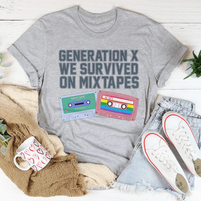 Camiseta Generation X Sobrevivimos Con Mixtapes